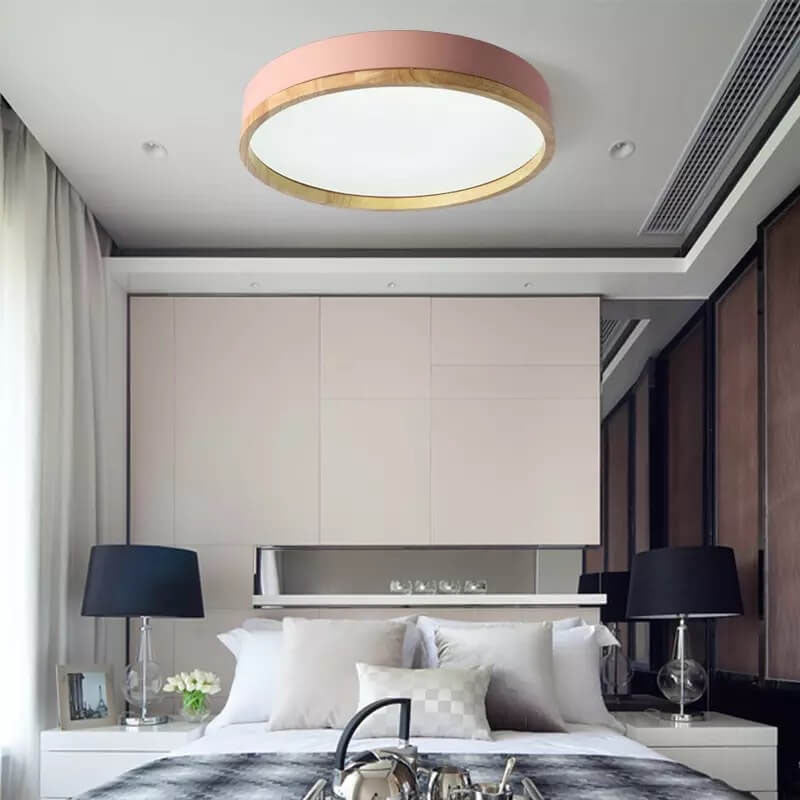 Elegant Round Acrylic LED Flush Mount Ceiling Light