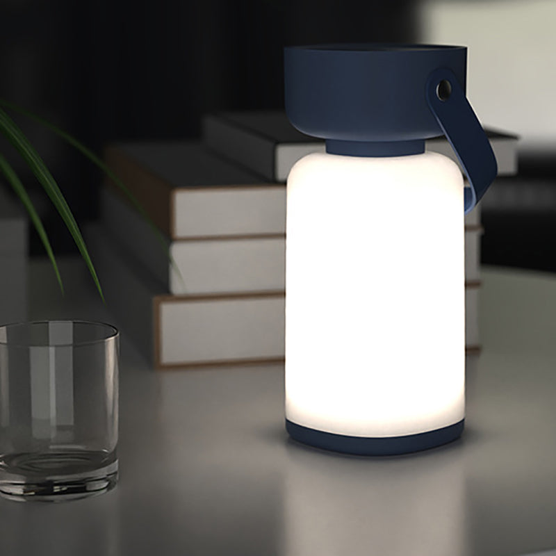 Waterproof Portable LED Cylinder Table Lamp - Modern ABS