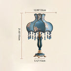 Elegant European Court Resin Table Lamp - 1-Light for Bedroom
