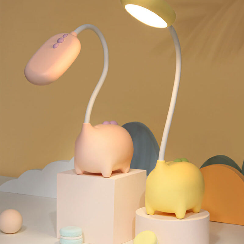 Rechargeable LED Desk Lamp - Cartoon Dinosaur Design