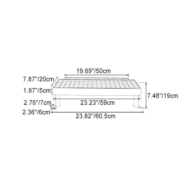 Premium Waterproof Solar LED Rectangle Outdoor Light