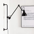 Industrial Iron Swing Arm Sconce