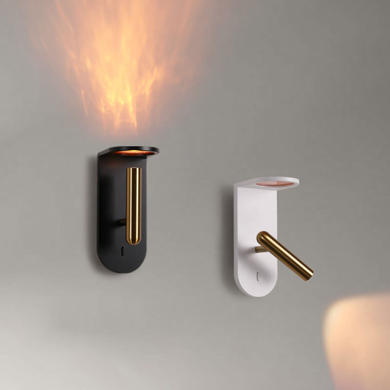Rotatable Flame LED Wall Sconce