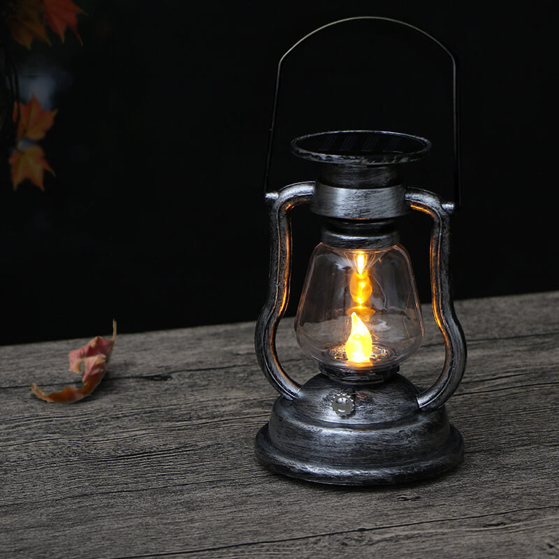 Premium Solar LED Retro Kerosene Lamp