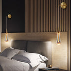 Luxury Teardrop Crystal LED Wall Sconce
