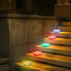 Premium Solar LED Ice Brick Outdoor Light - Modern ABS