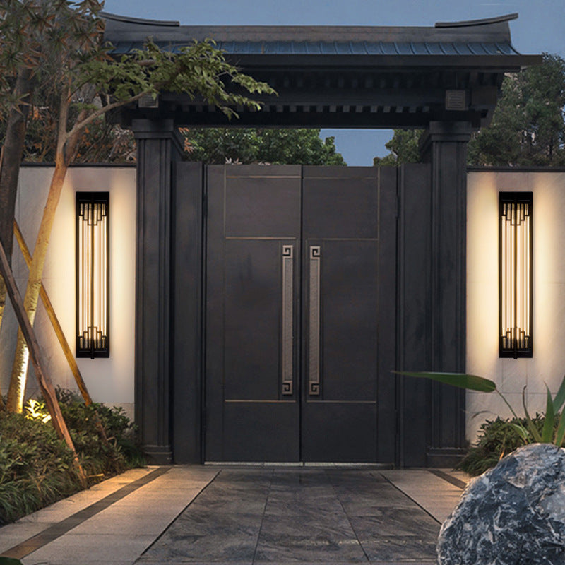 Waterproof Rectangular Stainless Steel LED Wall Sconce