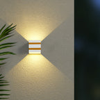 Premium Outdoor Waterproof LED Square Aluminum Wall Sconce