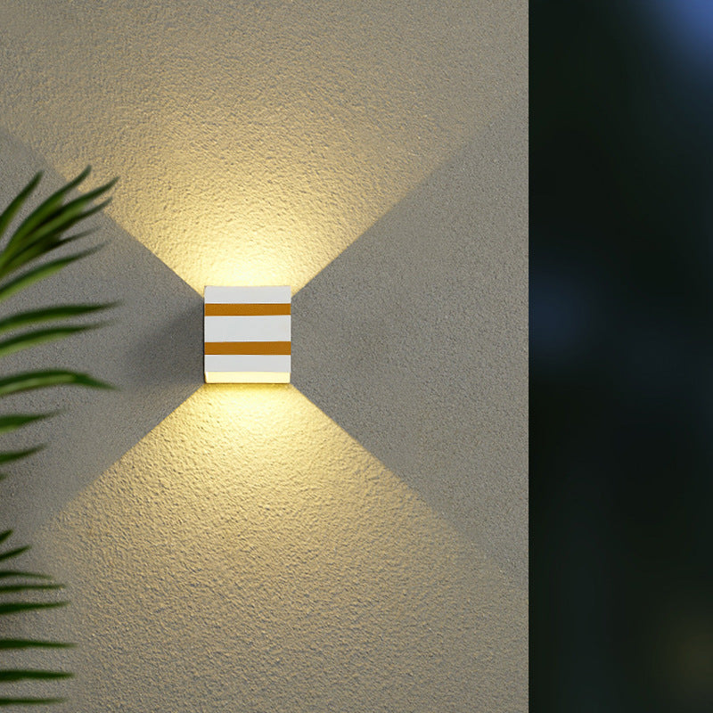 Premium Outdoor Waterproof LED Square Aluminum Wall Sconce