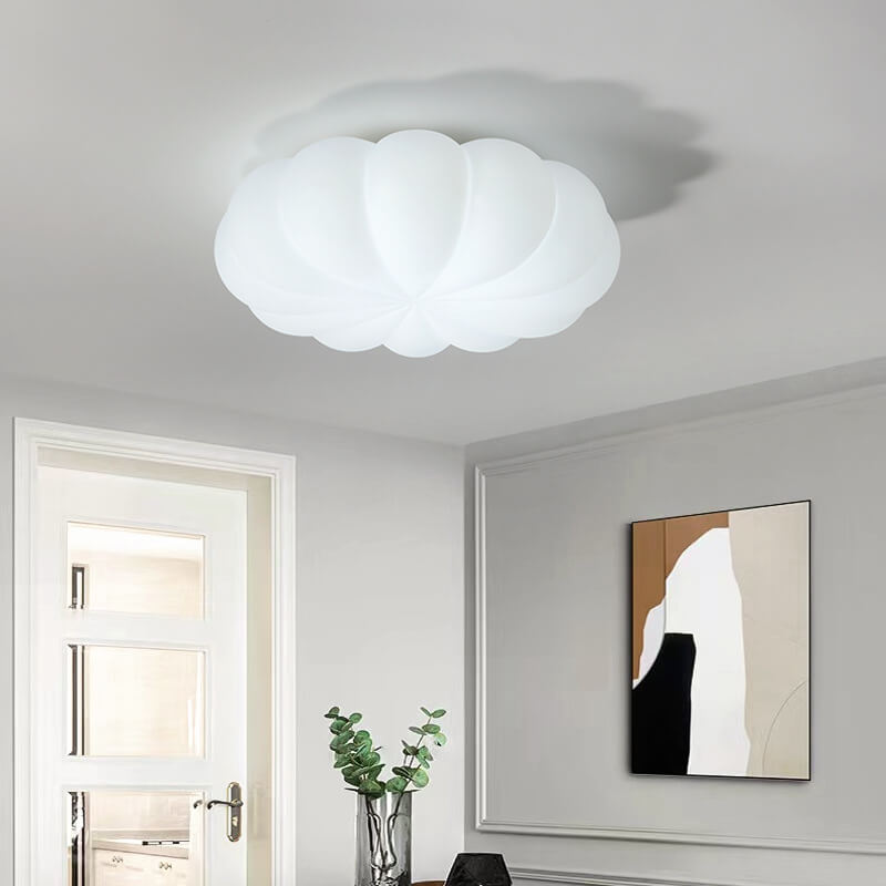 Nordic Floral LED Flush Mount Ceiling Light for Kids' Bedrooms