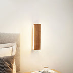 Elegant Solid Wood LED Wall Sconce Lamp