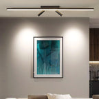 Nordic Minimalist LED Flush Mount Ceiling Light - Acrylic Long Strip Spotlight