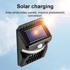 Premium Solar-Powered Mosquito Repellent Wall Sconce with Smart Sensor for Outdoor Use