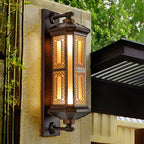 Premium Waterproof Aluminum and Glass Wall Sconce Lamp