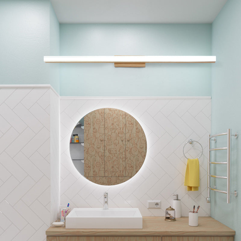 Nordic Wood LED Strip Vanity Light