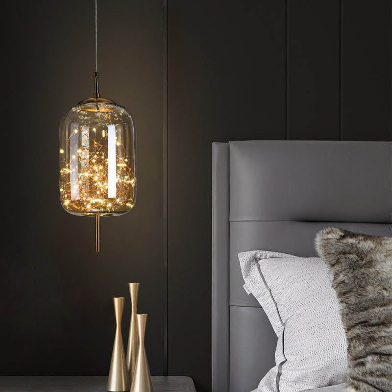 Scandinavian Oval Glass Pendant