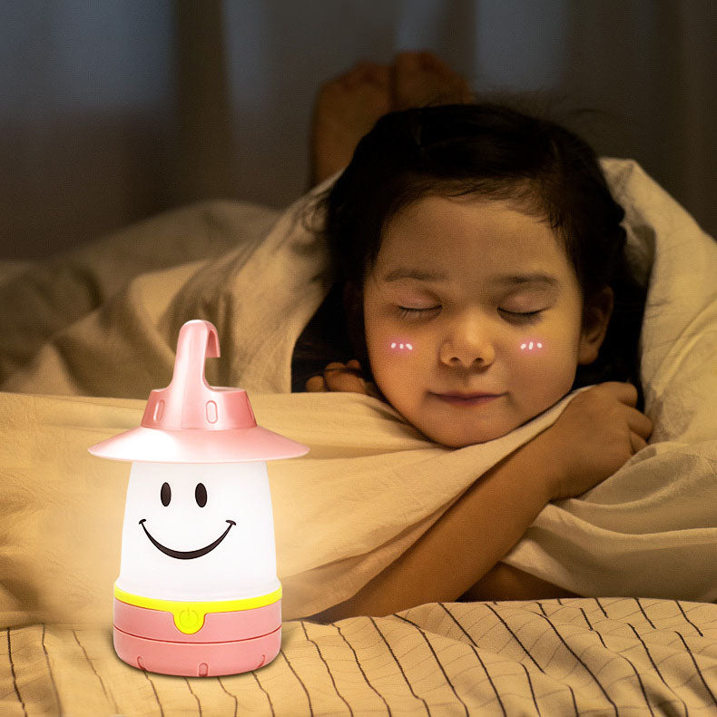 Premium LED Smiley Lantern for Outdoor Camping and Home Decor