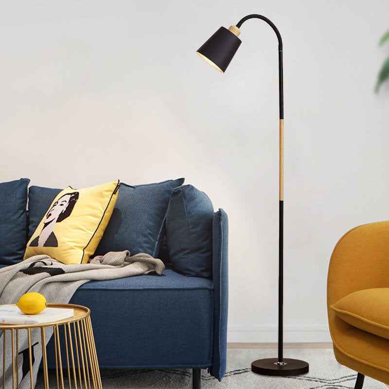 Premium Minimalist Iron Floor Lamp - 1 Light