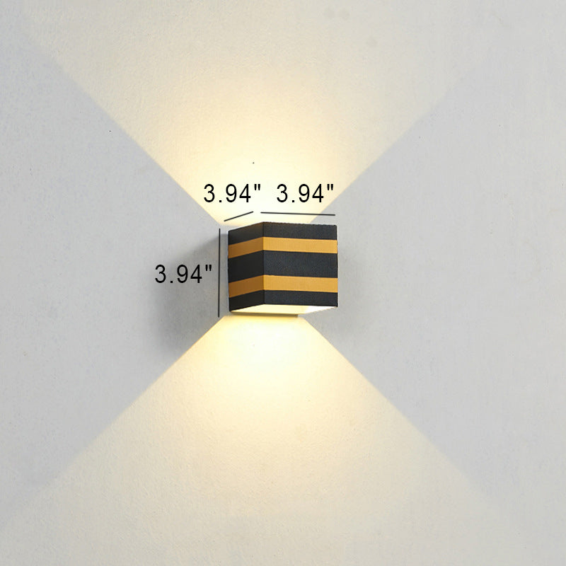 Premium Outdoor Waterproof LED Square Aluminum Wall Sconce