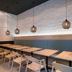 Premium Nordic Minimalist Round Glass Pendant Light - 1-Light