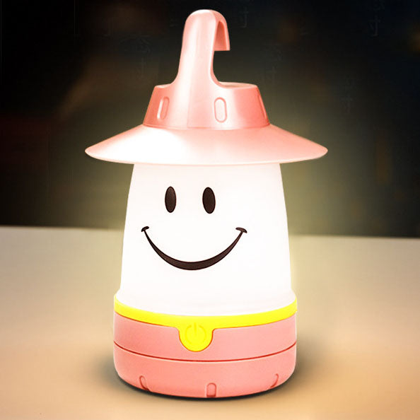 Premium LED Smiley Lantern for Outdoor Camping and Home Decor