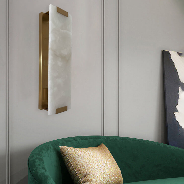 Luxury Copper Marble 3-Light Wall Sconce - Nordic Design