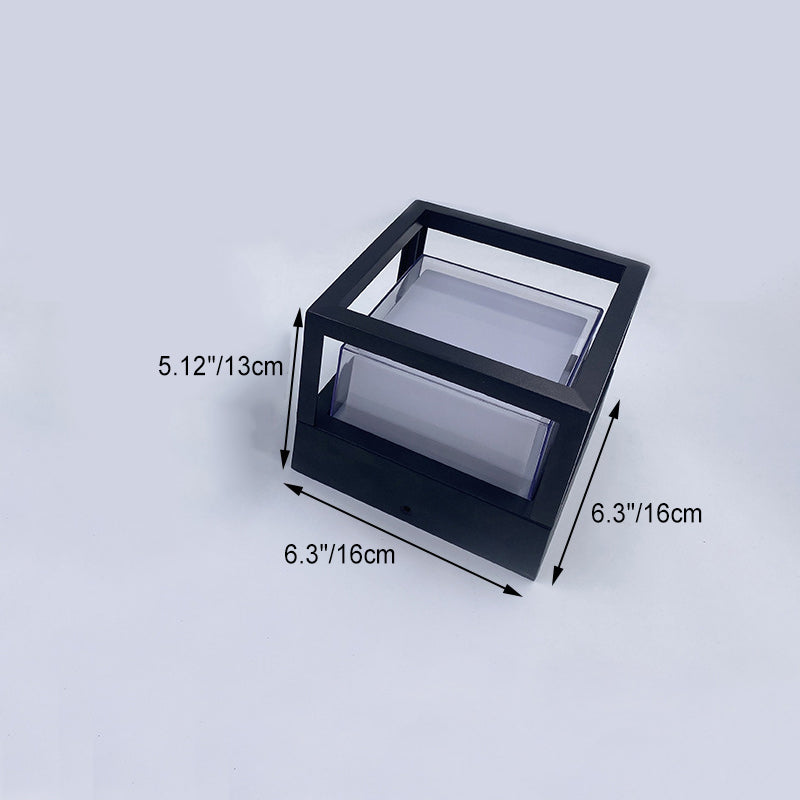 Premium Waterproof Square LED Outdoor Wall Sconce - Modern