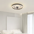 Minimalist Round Invisible LED Ceiling Fan Light