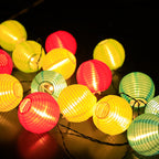 Art Deco Solar Waterproof LED String Lights - Outdoor