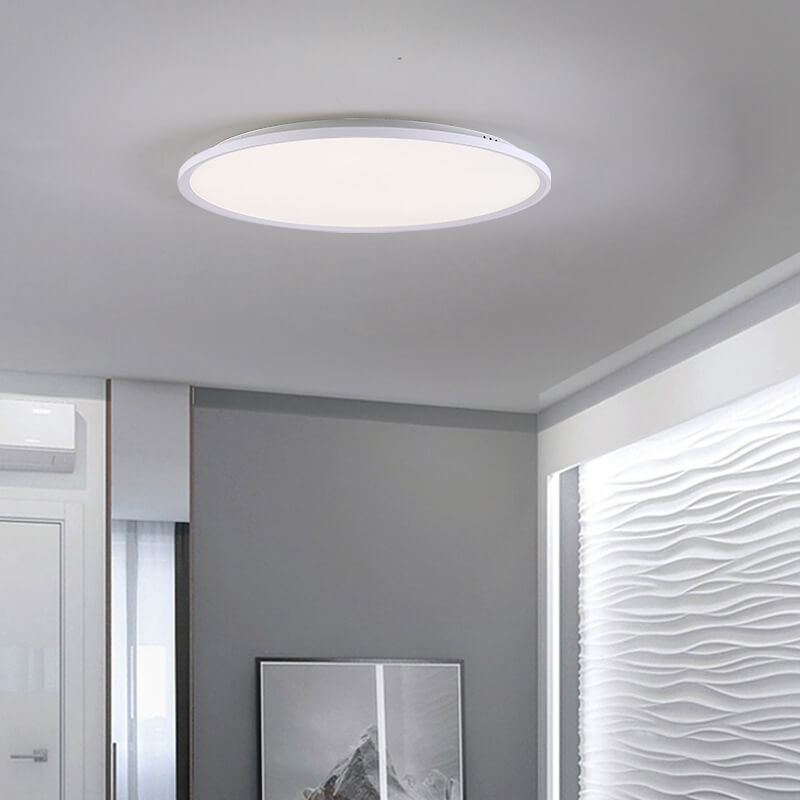 Contemporary Round Acrylic LED Flush Mount Ceiling Light