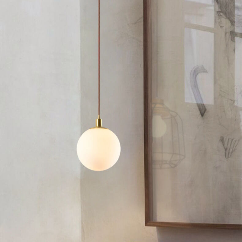 White Orb Nordic Pendant Light
