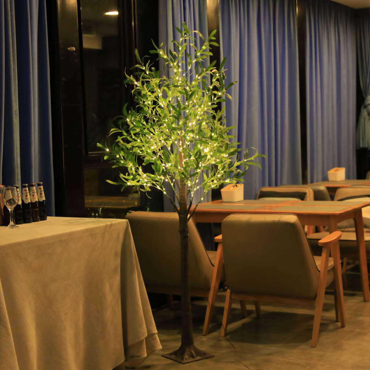 Premium Olive Leaf LED Decorative Light
