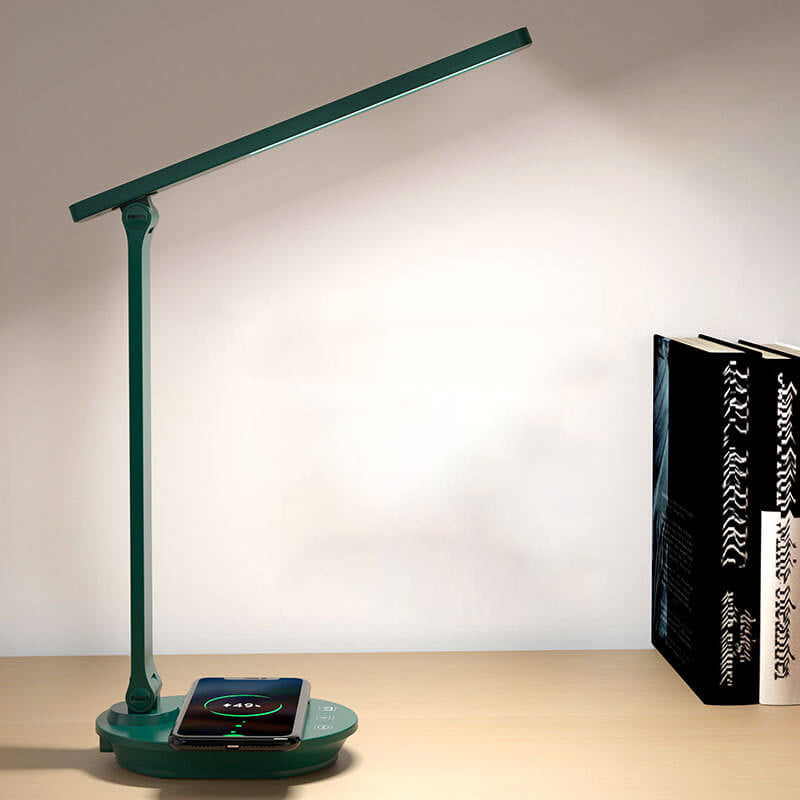 Premium Wireless Rechargeable LED Desk Lamp with Double Folding Design