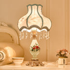 Elegant European Resin Table Lamp - 1-Light Design for Bedroom