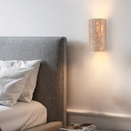 Travertine Semicircle LED Sconce