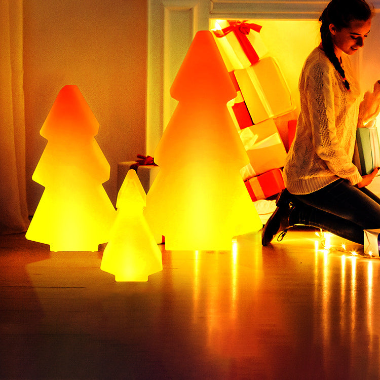Premium Art Deco Solar-Powered RGB LED Christmas Tree