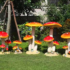Premium Art Deco Solar LED Mushroom Outdoor Light