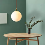 White Orb Nordic Pendant Light