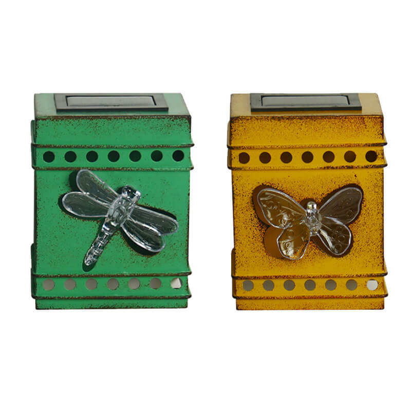 Vintage Solar LED Outdoor Wall Sconce