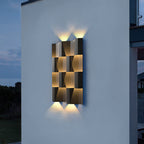 Modern Waterproof Stainless Steel Rectangular LED Wall
