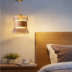 Japanese Walnut & Copper 1-Light Wall Sconce