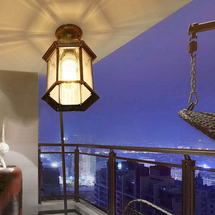 Waterproof Hexagonal Outdoor Lantern