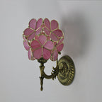 Tiffany Flower Glass Wall Sconce