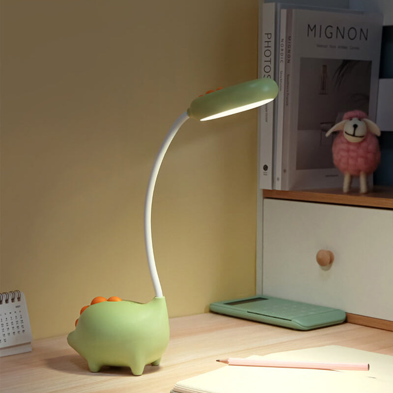 Rechargeable LED Desk Lamp - Cartoon Dinosaur Design