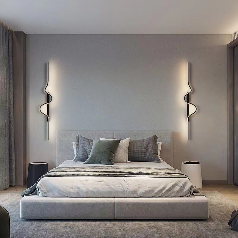 Aluminum Long Wave LED Wall Sconce