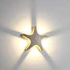 Modern Aluminum Starfish LED Waterproof Wall Sconce