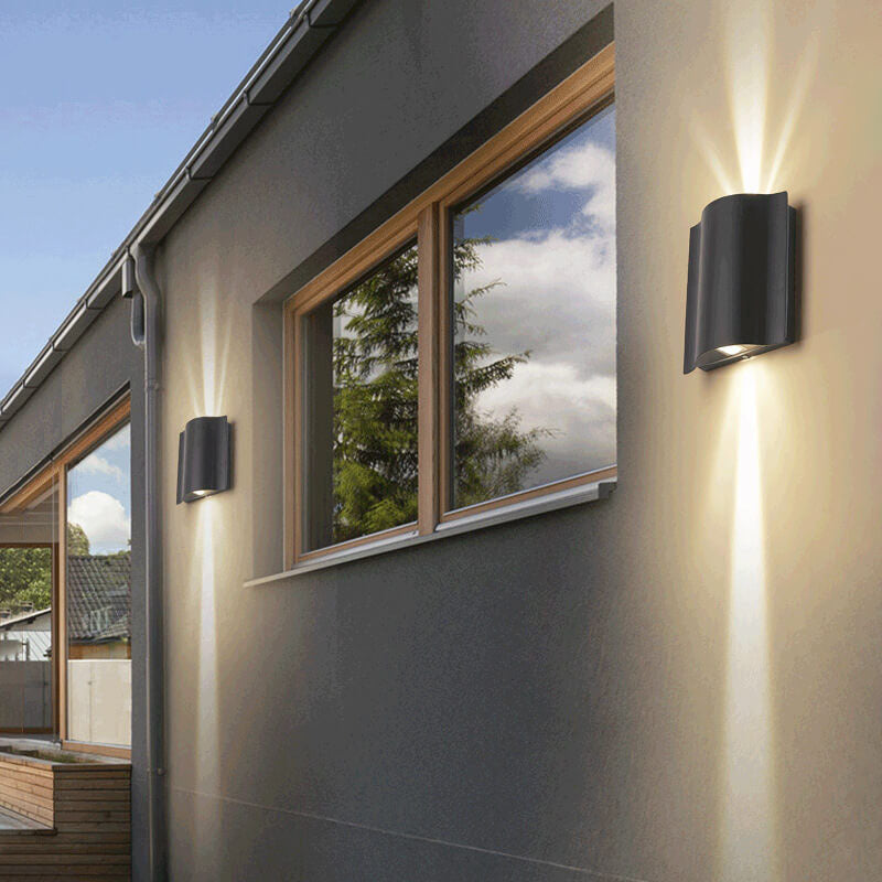 Contemporary Waterproof LED Outdoor Wall Sconce