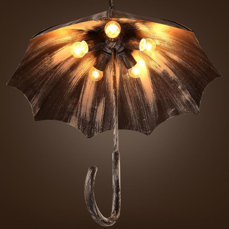 Retro Umbrella 5-Light Chandelier