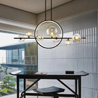 Contemporary Glass Bubble Chandelier - 7/10 Light Design