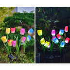 Premium Solar Tulip LED Landscape Light